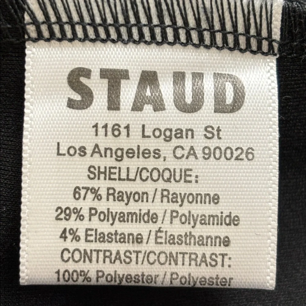 STAUD Humboldt Gown Ponte Maxi Tuxedo Formal Dress XL - Picture 15 of 16
